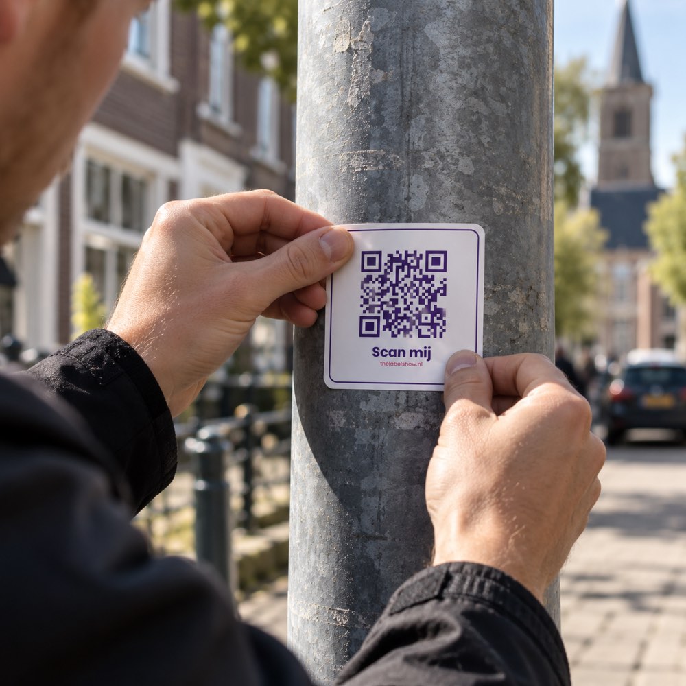 QR-Code-Aufkleber